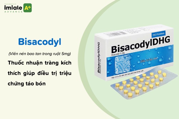 Điều trị hội chứng ruột kích thích - Phác đồ chuẩn chuyên gia Bisacodyl (Viên nén bao tan trong ruột 5mg)