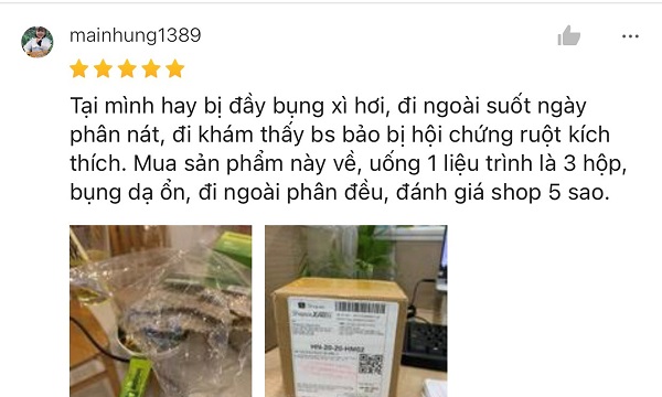 Phản hồi khách hàng hội chứng ruột kích thích 11